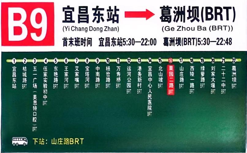 宜昌9路公交车路线路线查询系统