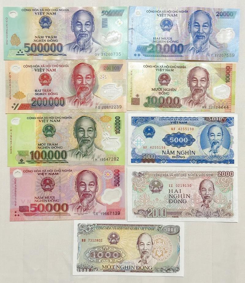 越南盾面值图片大全