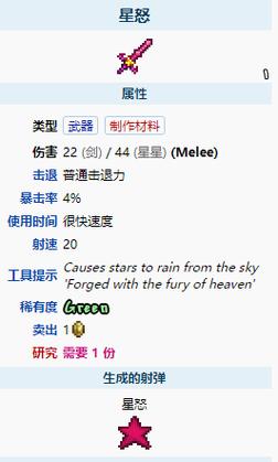 泰拉瑞亚1449星怒种子