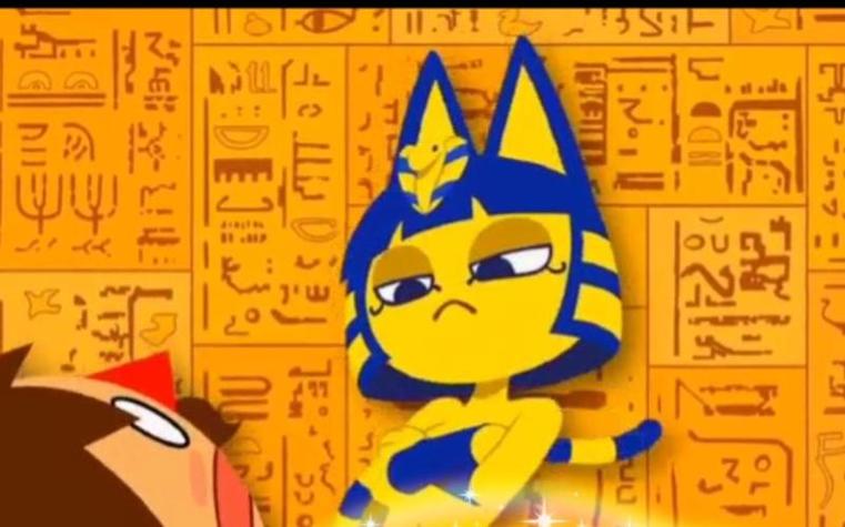 埃及猫坐在一个小男孩身上