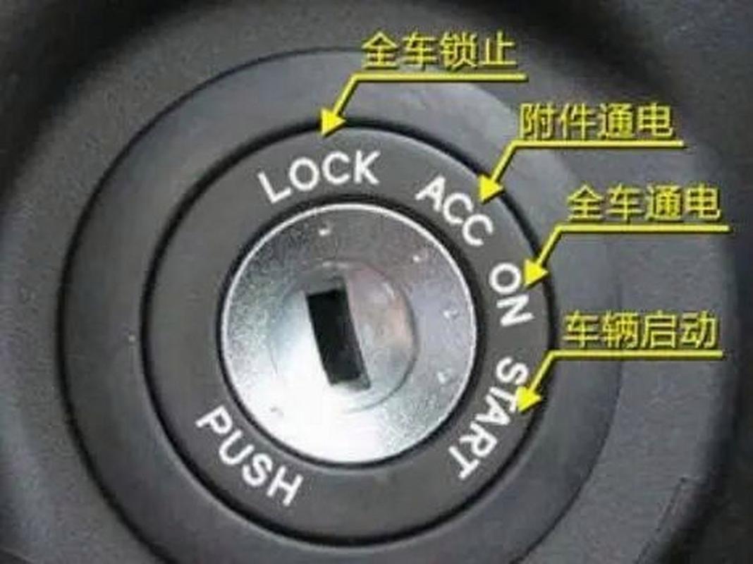 我的汽车点火开关的四个挡位