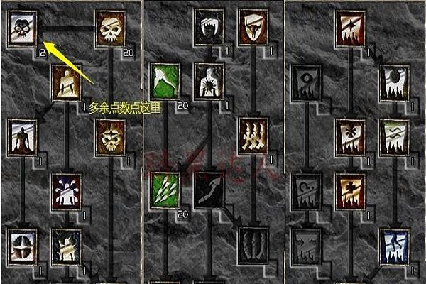 暗黑2召唤师技能与加点