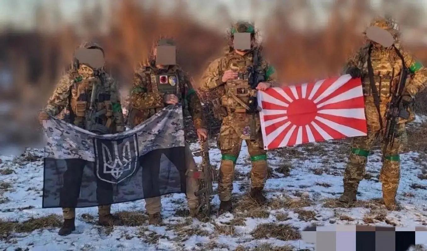 俄军处理日本雇佣兵视频截图