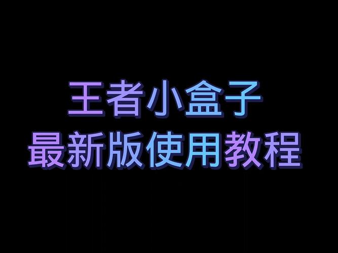 王者小盒子最新版使用教程
