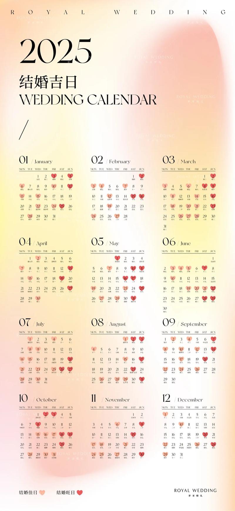 2025黄道吉日一览表