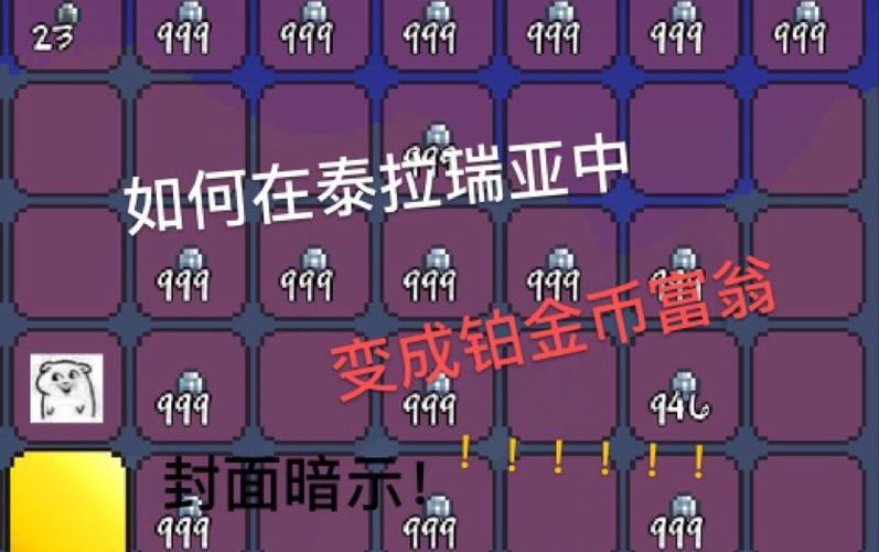 泰拉瑞亚ce修改金币最简单方法