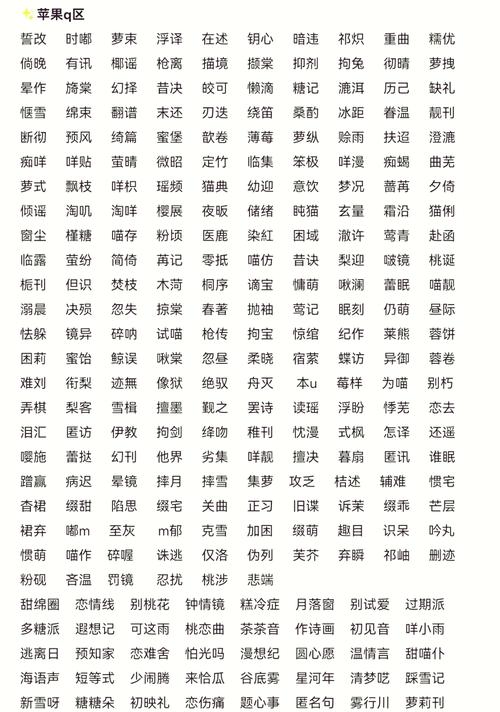 一个字ID高冷