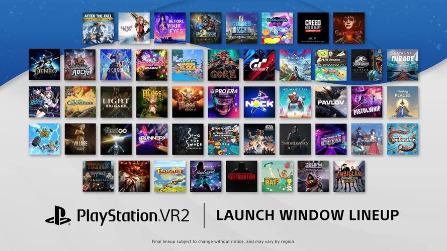 psvr2游戏阵容列表