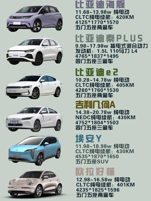 比亚迪新能源哪款车性价比最高