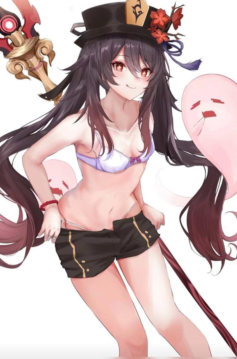 胡桃去掉所有服装不遮