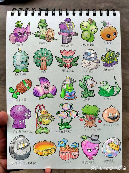 pvz2自创植物手绘