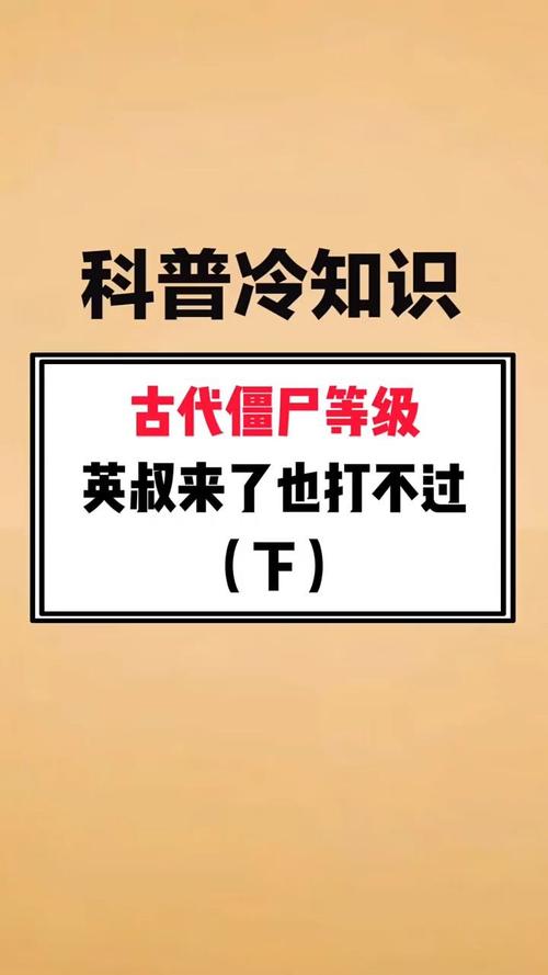 丧尸等级