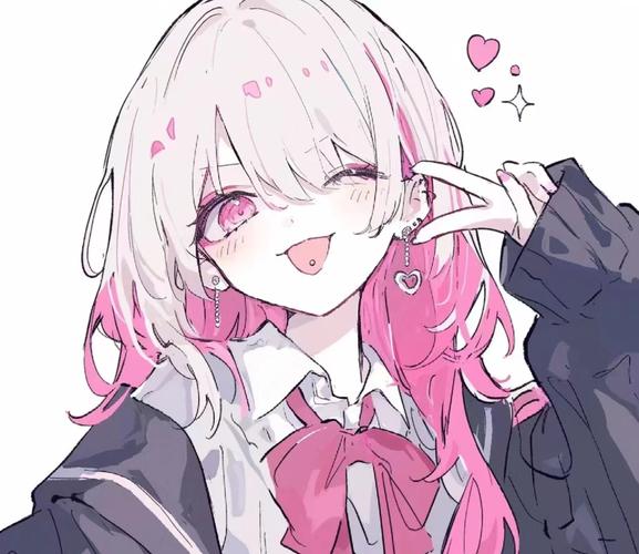 漫画女生头像长发高冷