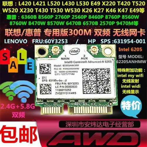 t420无线网卡位置