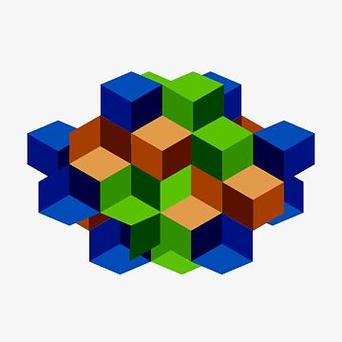 方块拼图图案大全