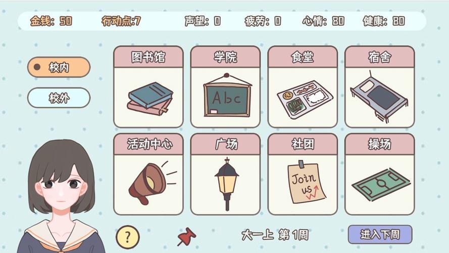 理想大学人生内置修改器游戏截图