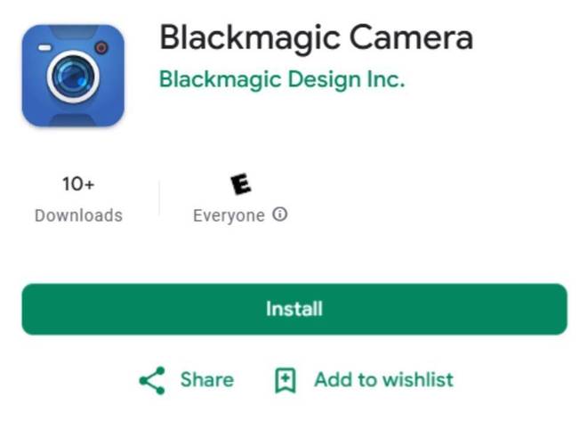 BlackMagicCamera官方