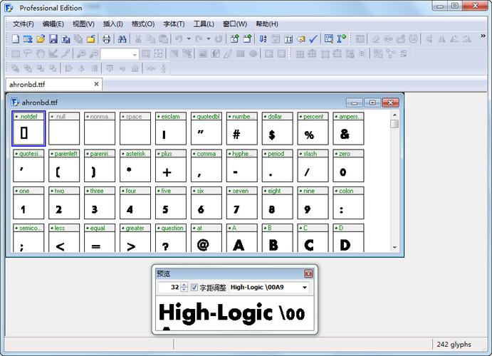 Fontcraft字体修改器