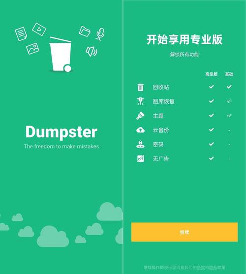 Dumpster有几个版本