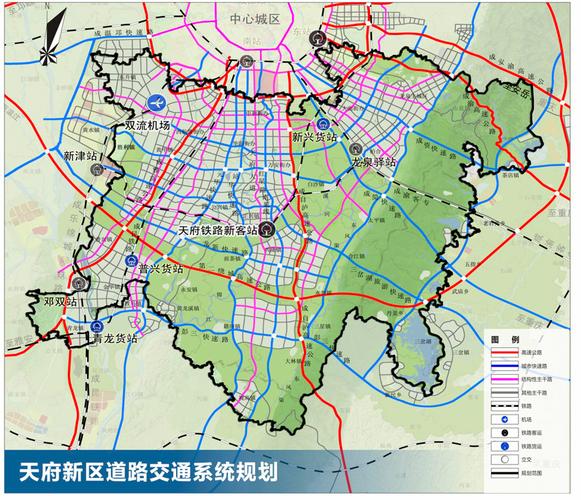 天府新区二绕外规划图截图