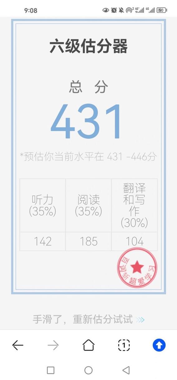 六级估分器官方入口