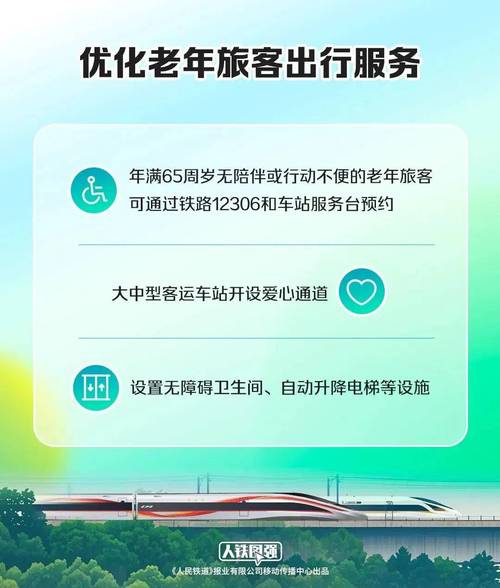 老年人购票福利大升级
新