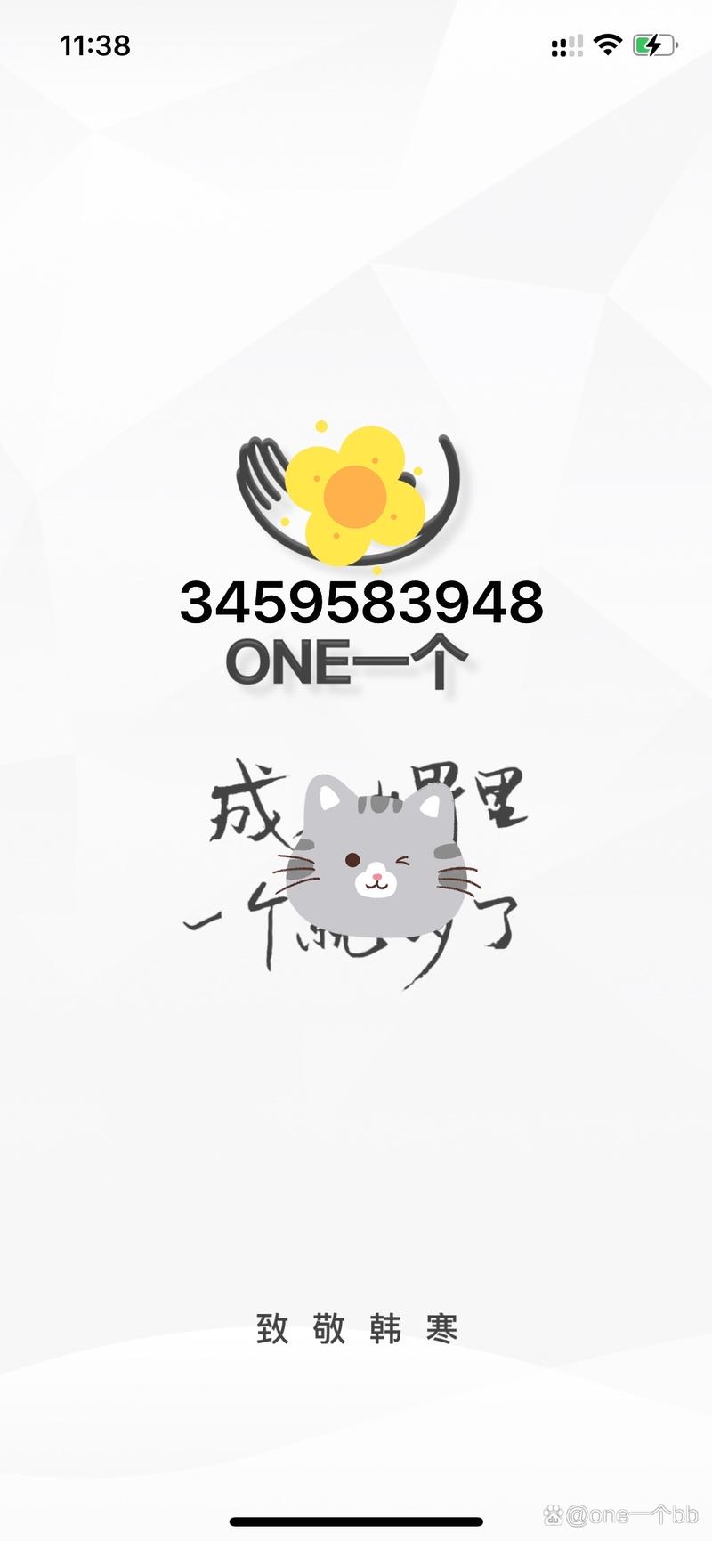 ONE一个同人致敬韩寒