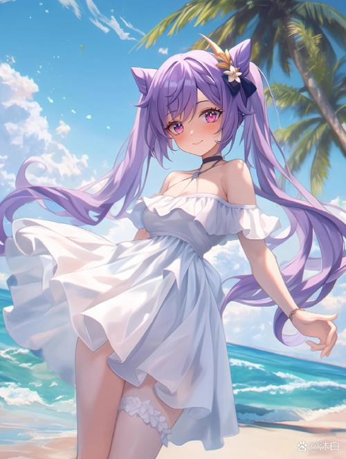 原神刻晴夏天清凉服照片