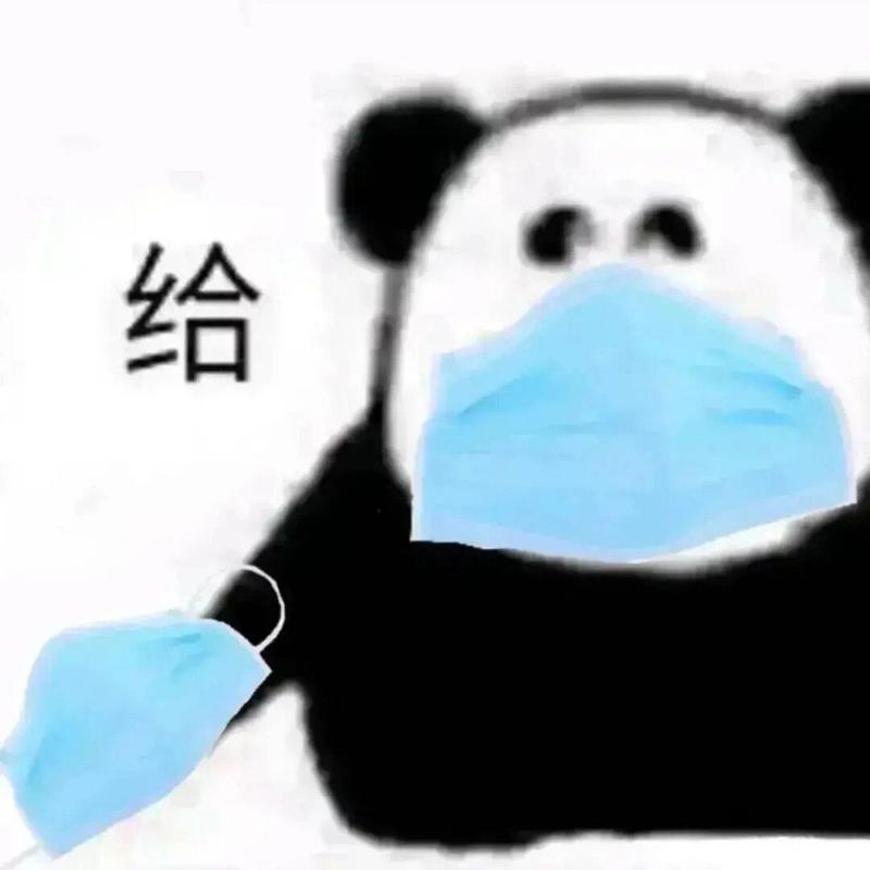 没戴口罩死了戴口罩健健康康活着表情包