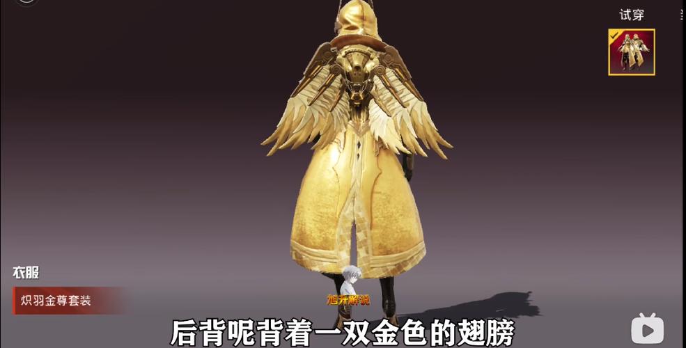 炽羽金尊龙袍美化包
