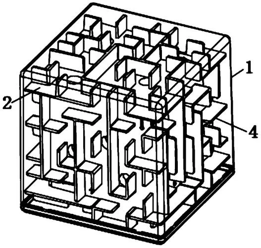 3d迷宫魔方拆开图