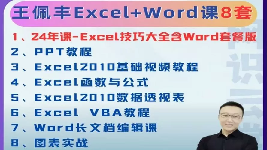 王佩丰excel24讲图标