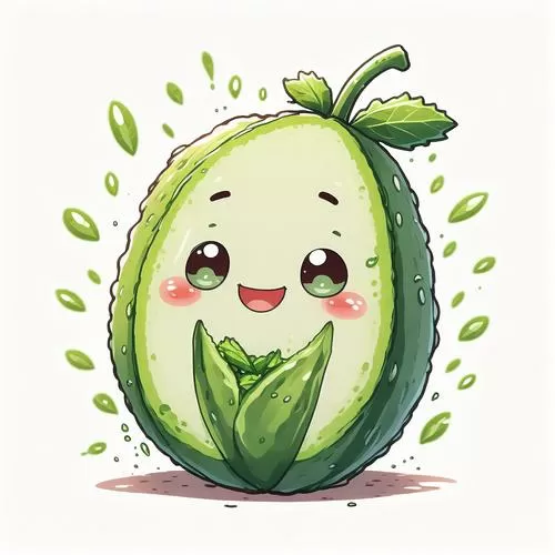超轻粘土黄瓜