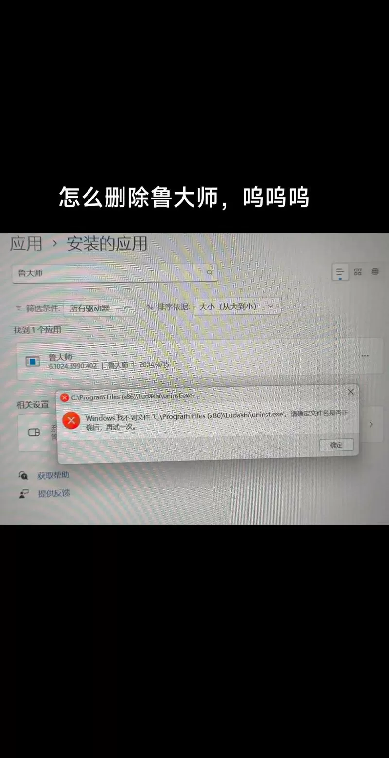 鲁大师删不掉怎么办有文件运作