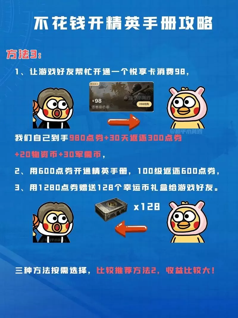 和平精英怎么用点券赠送手册