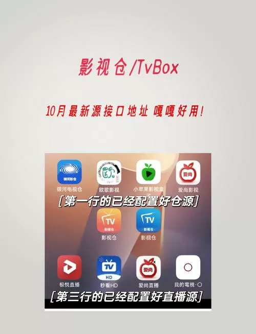 影视仓手机版配置接口2025
