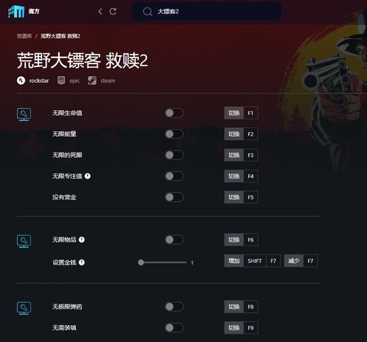 荒野大镖客2所有作弊项目