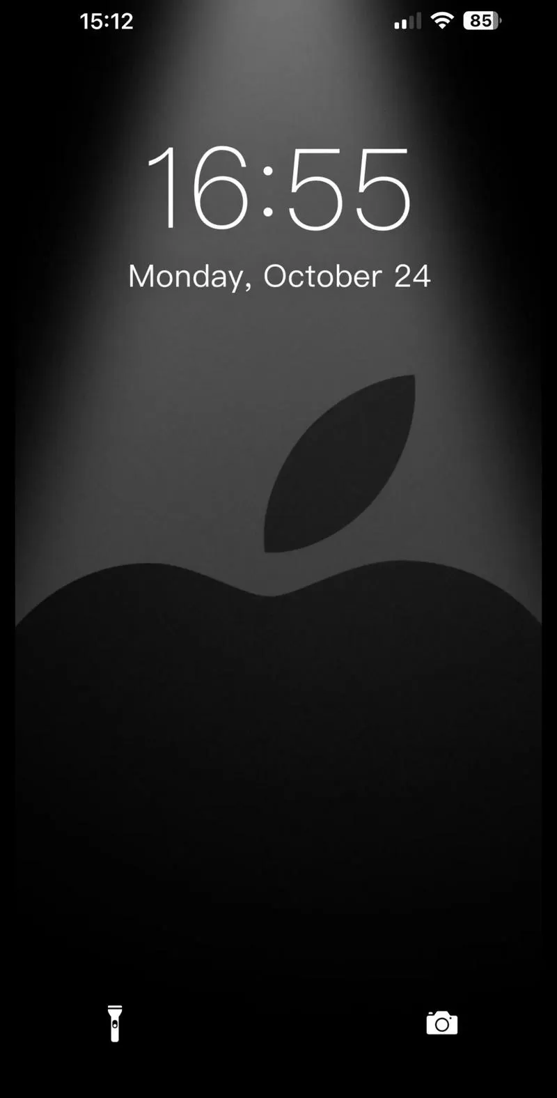 iphone锁屏很暗
