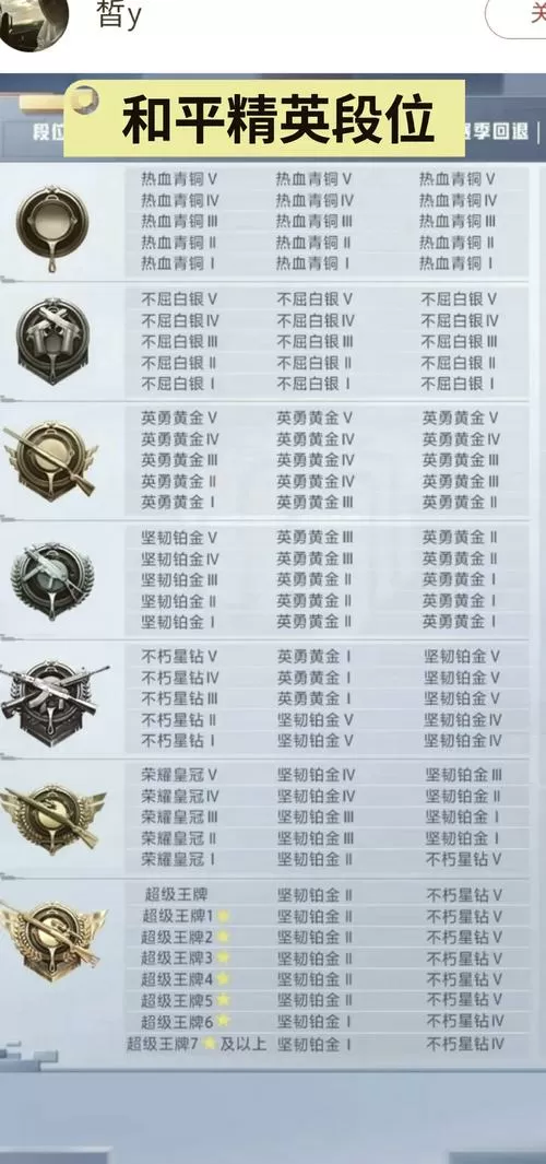 吃鸡15级是什么等级