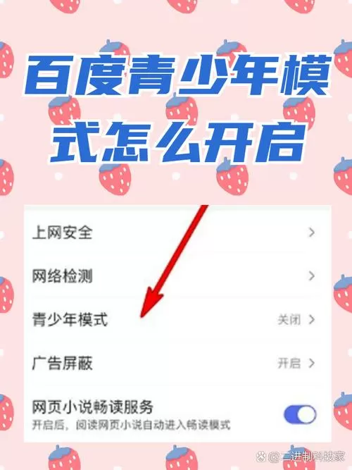 百度极速版如何开启青少年模式
