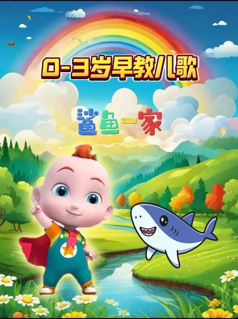 鲨鱼一家嘟嘟嘟儿歌原版