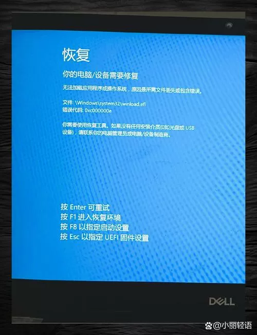 蓝屏自动修复无法修复你的电脑