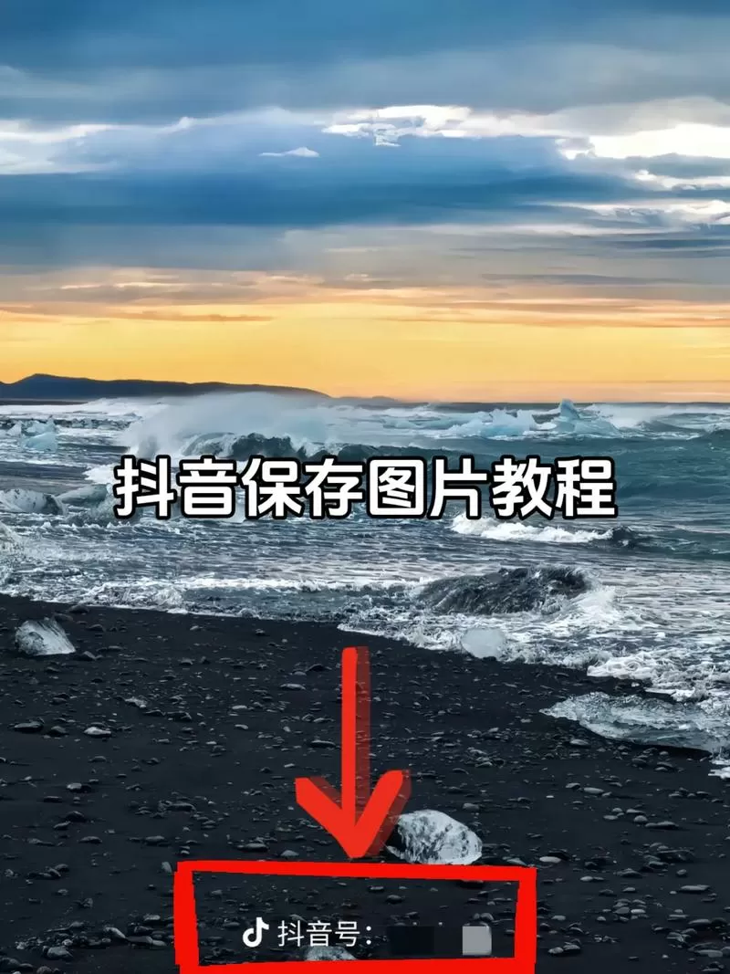 抖音上的图片怎么保存到手机截图