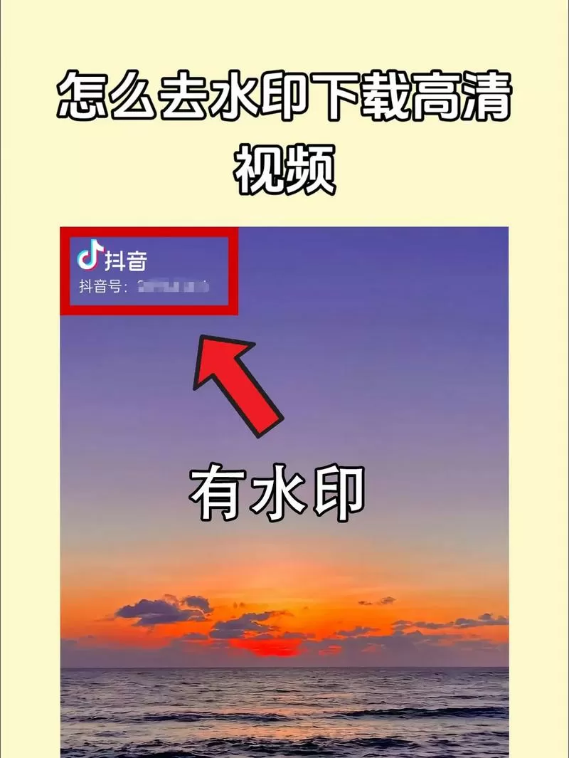 怎么下载别人的视频没有水印
