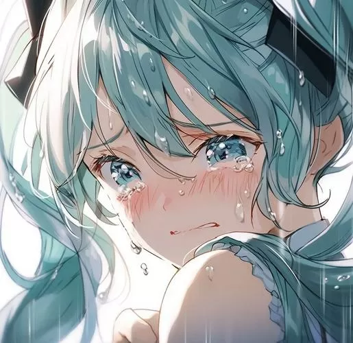 初音未来翻白眼流口水流眼泪