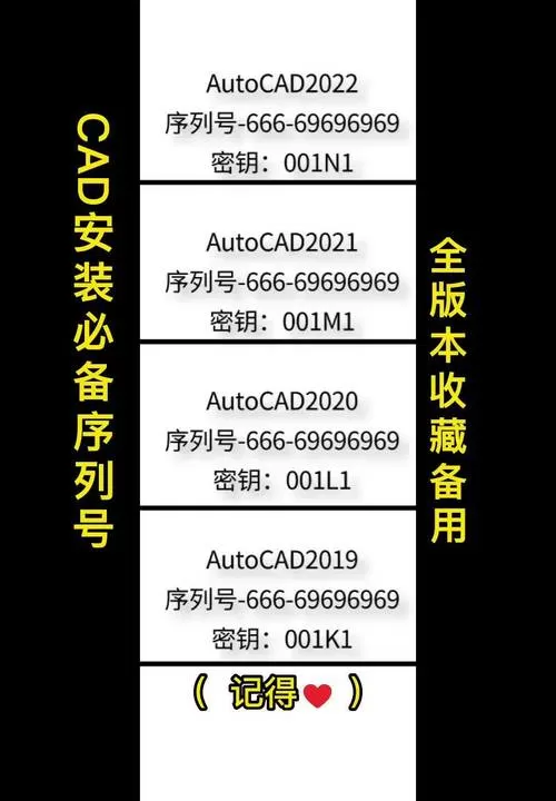 cad2019序列号和密钥激活码