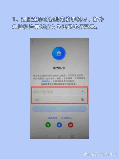 华为账号怎么用邮箱登录