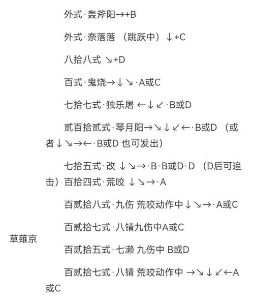 拳皇97手柄怎么放大招?