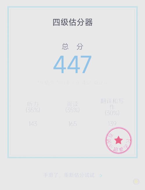 百词斩怎么估分