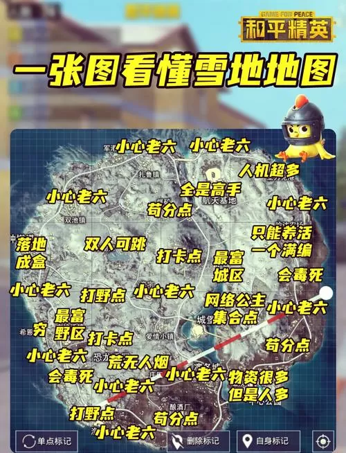 和平精英雪地地图山洞在哪个位置
